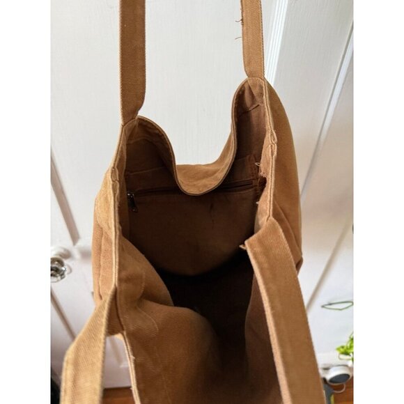 Brown Canvas Tote Bag - Picture 6 of 10